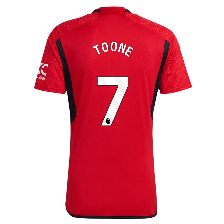 Kids Ella Toone #7 Red Home Jersey 2023/24 T-Shirt Canada