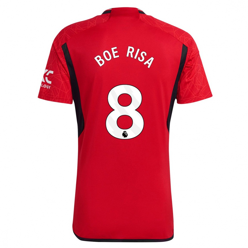 Kids  Vilde Boe Risa #8 Red Home Jersey 2023/24 T-Shirt Canada