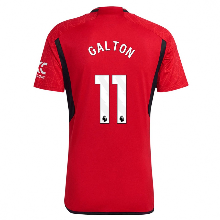 Kids Leah Galton #11 Red Home Jersey 2023/24 T-Shirt Canada