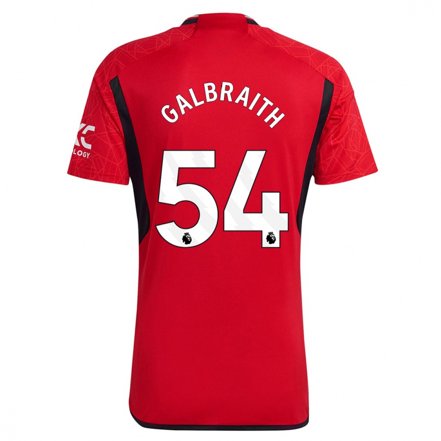 Kids  Ethan Galbraith #54 Red Home Jersey 2023/24 T-Shirt Canada