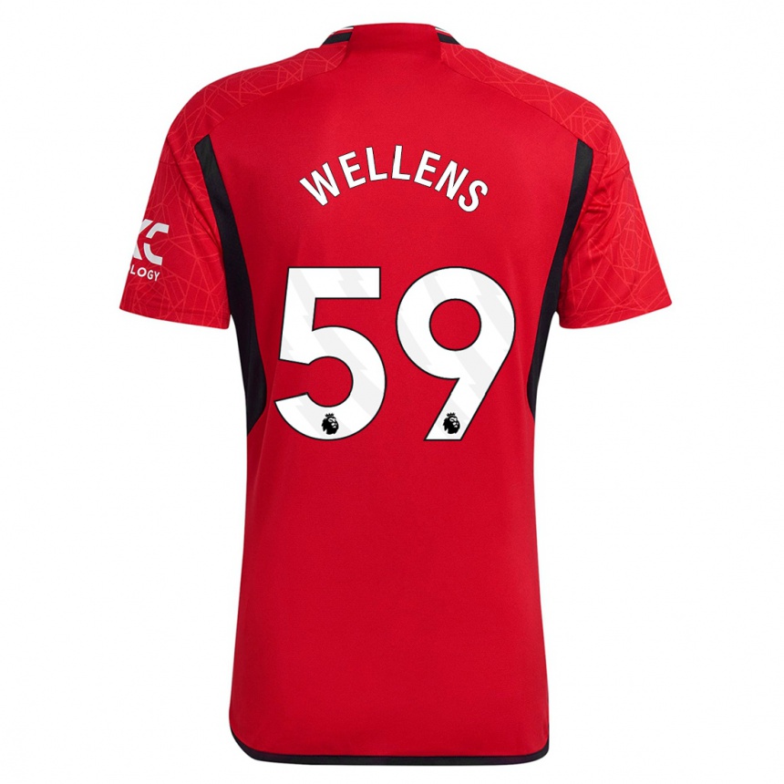 Kids Charlie Wellens #59 Red Home Jersey 2023/24 T-Shirt Canada