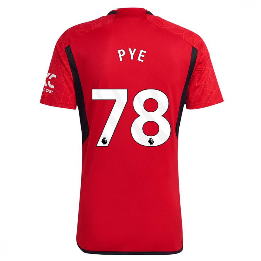 Kids Logan Pye #78 Red Home Jersey 2023/24 T-Shirt Canada