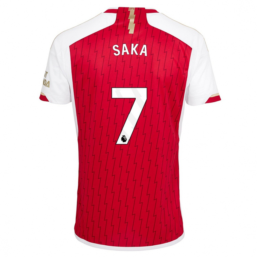 Kids Bukayo Saka #7 Red Home Jersey 2023/24 T-Shirt Canada