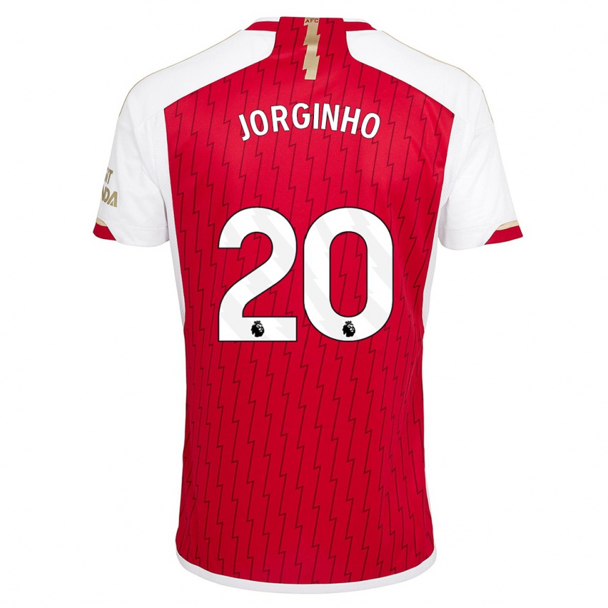 Kids  Jorginho #20 Red Home Jersey 2023/24 T-Shirt Canada