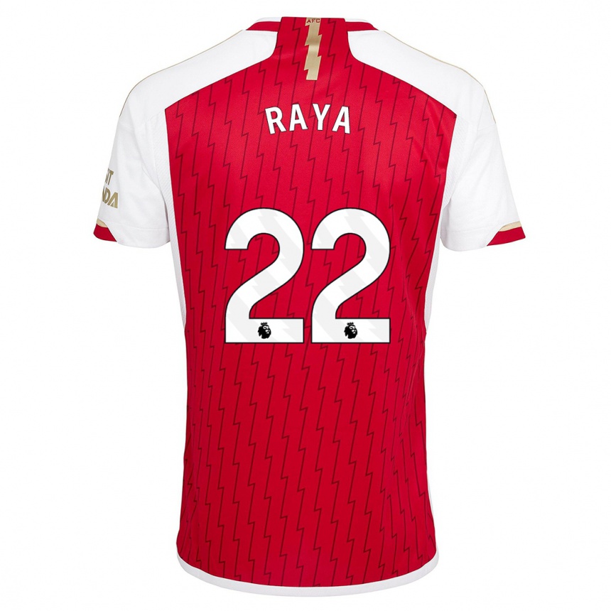 Kids  David Raya #22 Red Home Jersey 2023/24 T-Shirt Canada