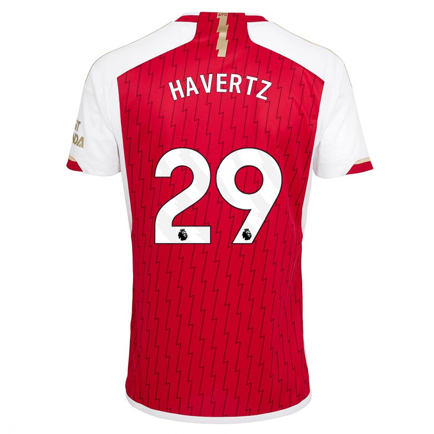 Enfant Football Maillot Kai Havertz #29 Rouge Tenues Domicile 2023/24 Canada