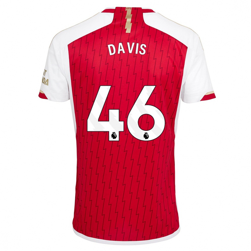 Enfant Football Maillot Timi Davis #46 Rouge Tenues Domicile 2023/24 Canada