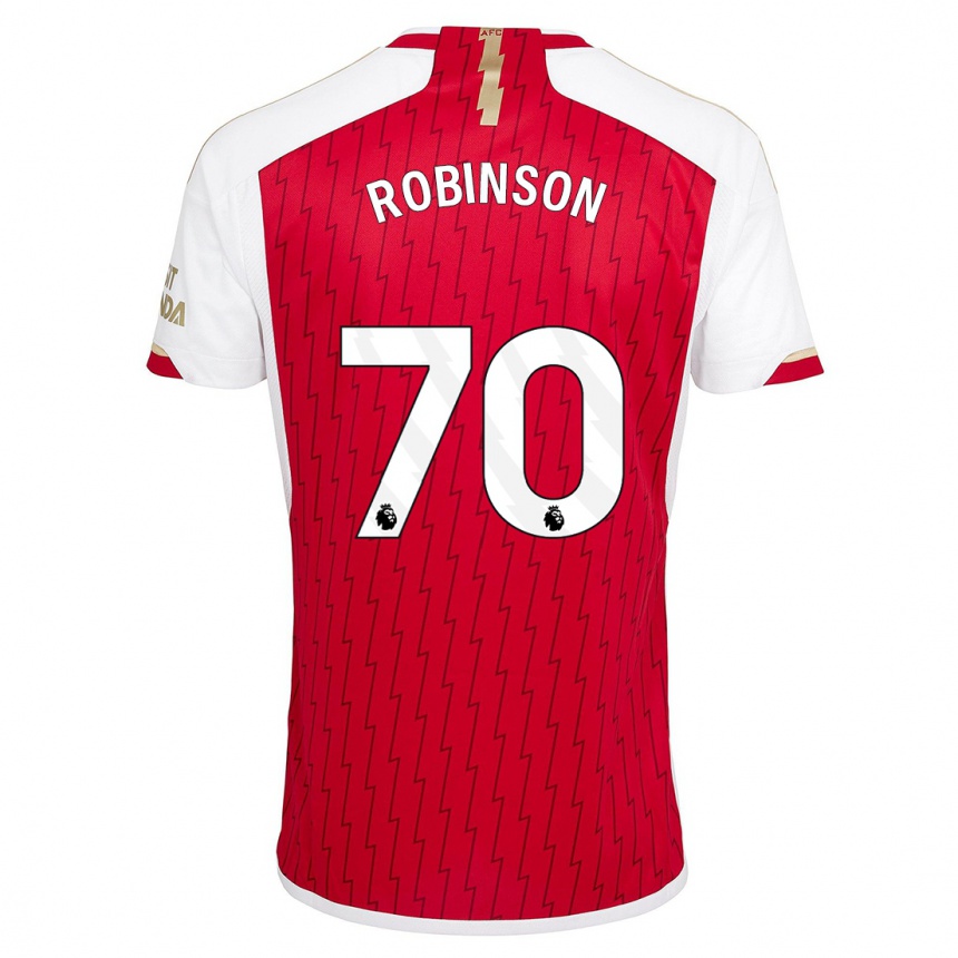 Enfant Football Maillot Josh Robinson #70 Rouge Tenues Domicile 2023/24 Canada