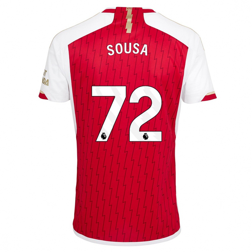 Enfant Football Maillot Lino Sousa #72 Rouge Tenues Domicile 2023/24 Canada