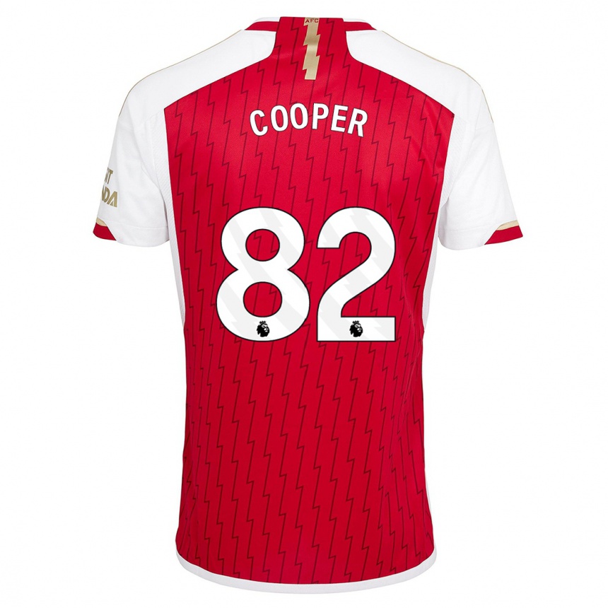 Enfant Football Maillot Noah Cooper #82 Rouge Tenues Domicile 2023/24 Canada