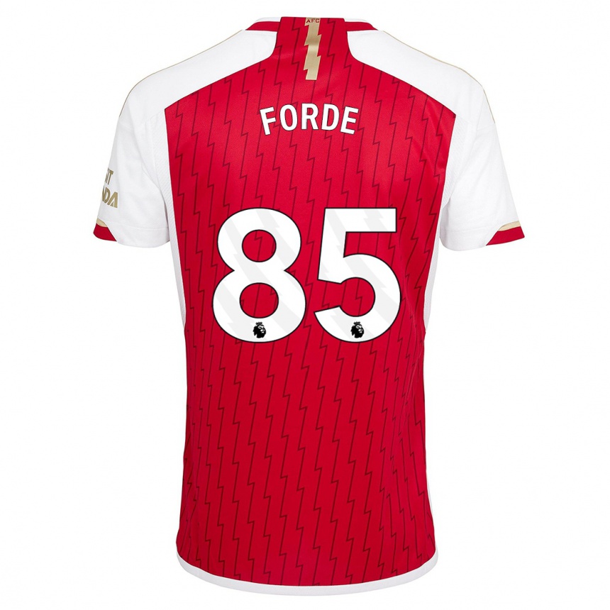 Enfant Football Maillot Romari Forde #85 Rouge Tenues Domicile 2023/24 Canada