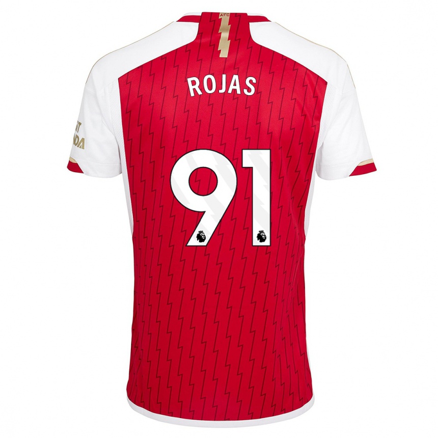 Enfant Football Maillot Alexei Rojas #91 Rouge Tenues Domicile 2023/24 Canada