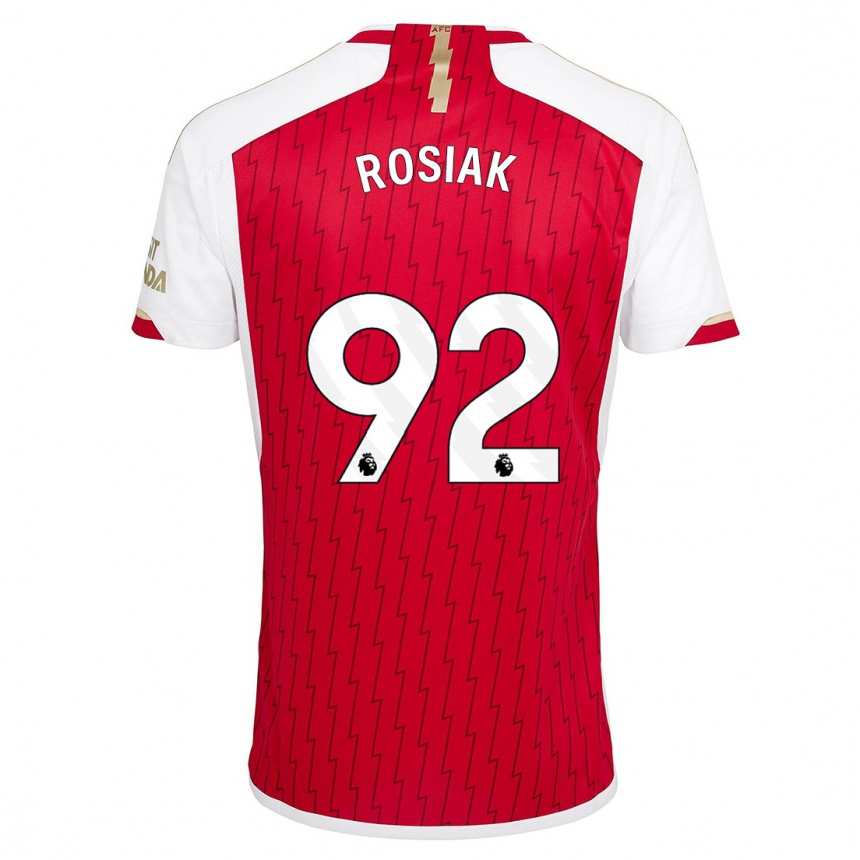 Enfant Football Maillot Michal Rosiak #92 Rouge Tenues Domicile 2023/24 Canada