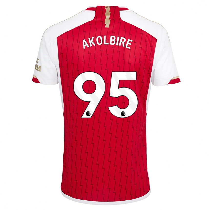 Kids Bless Akolbire #95 Red Home Jersey 2023/24 T-Shirt Canada