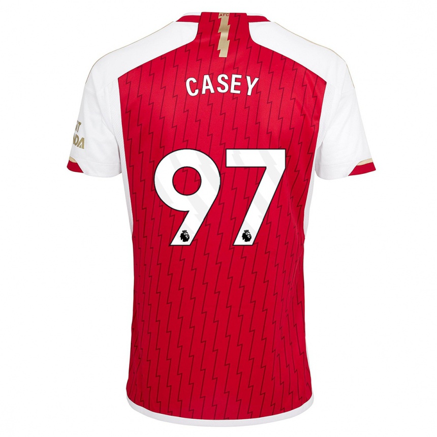 Enfant Football Maillot Dan Casey #97 Rouge Tenues Domicile 2023/24 Canada