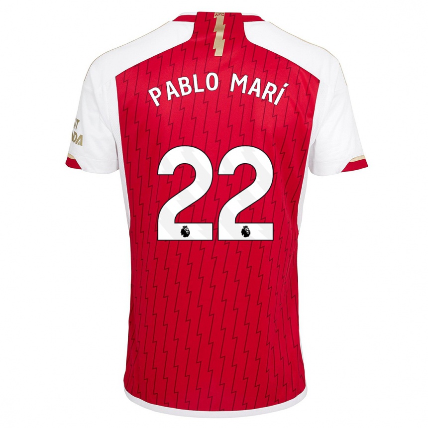 Kids Pablo Mari #22 Red Home Jersey 2023/24 T-Shirt Canada