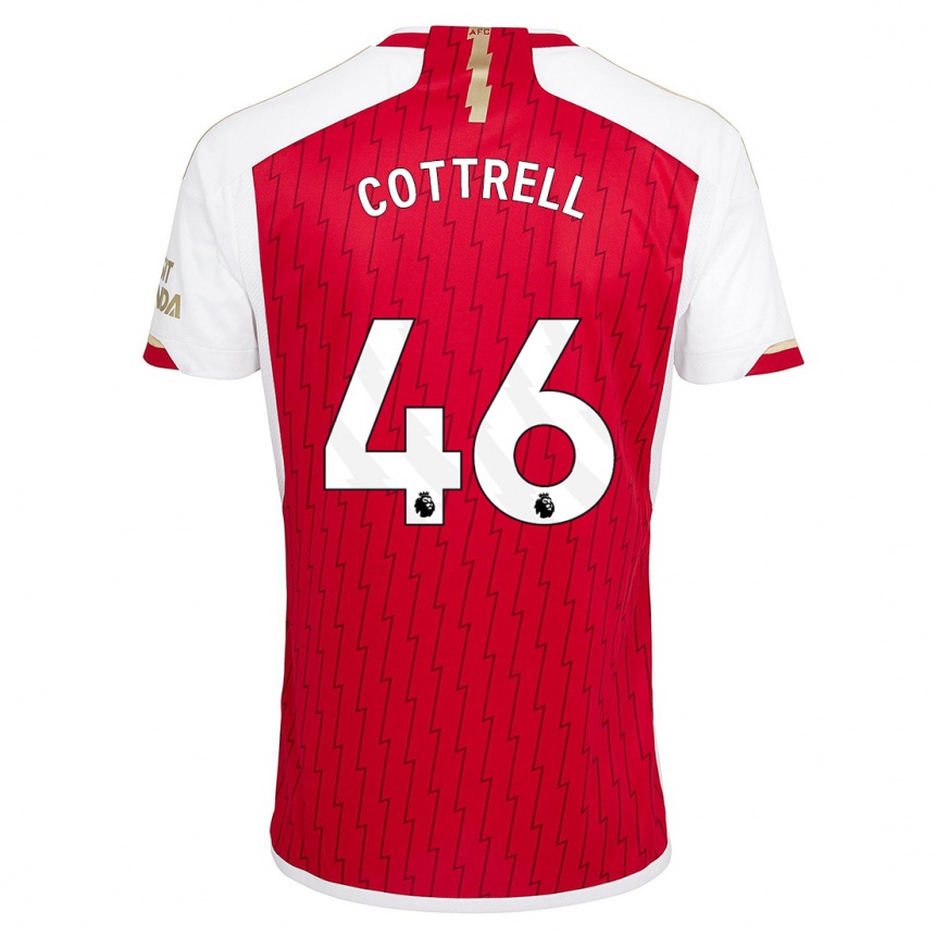 Enfant Football Maillot Ben Cottrell #46 Rouge Tenues Domicile 2023/24 Canada