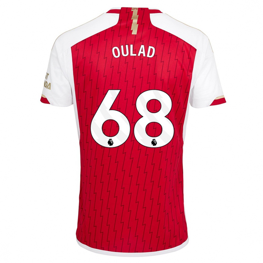 Enfant Football Maillot Salah-Eddine Oulad M'hand #68 Rouge Tenues Domicile 2023/24 Canada