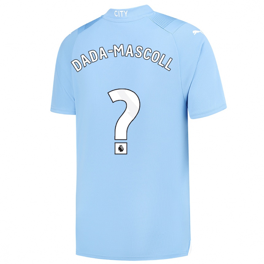 Kids  Isaiah Dada-Mascoll #0 Light Blue Home Jersey 2023/24 T-Shirt Canada