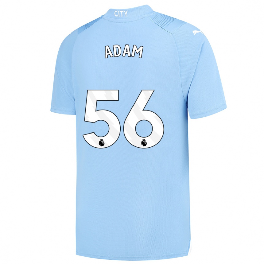 Kids Josh Adam #56 Light Blue Home Jersey 2023/24 T-Shirt Canada