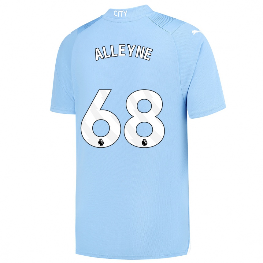 Kids Max Alleyne #68 Light Blue Home Jersey 2023/24 T-Shirt Canada