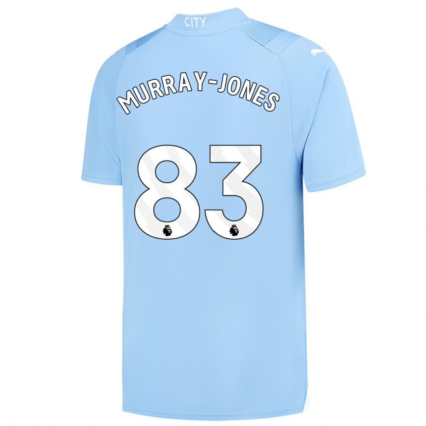 Enfant Football Maillot George Murray-Jones #83 Bleu Clair Tenues Domicile 2023/24 Canada