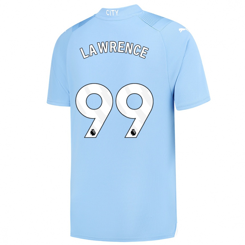 Kids  Emilio Lawrence #99 Light Blue Home Jersey 2023/24 T-Shirt Canada