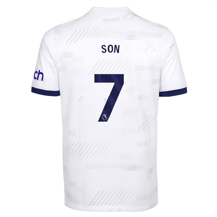 Enfant Football Maillot Heung-Min Son #7 Blanc Tenues Domicile 2023/24 Canada