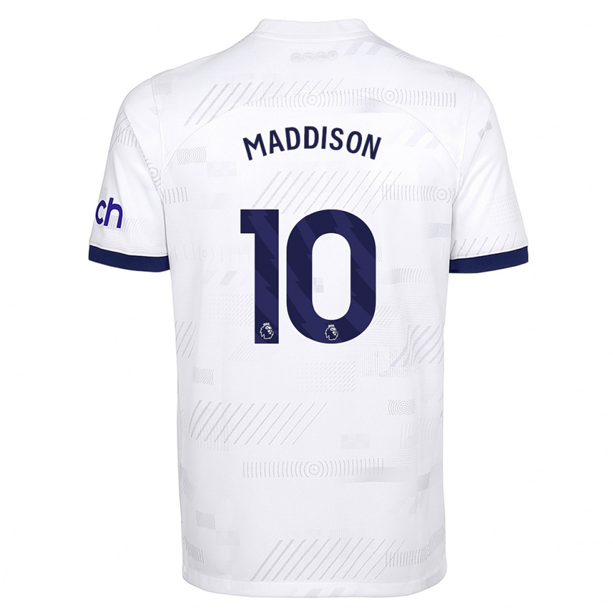 Kids James Maddison #10 White Home Jersey 2023/24 T-Shirt Canada