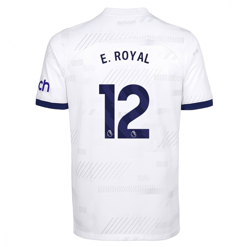 Enfant Football Maillot Emerson Royal #12 Blanc Tenues Domicile 2023/24 Canada