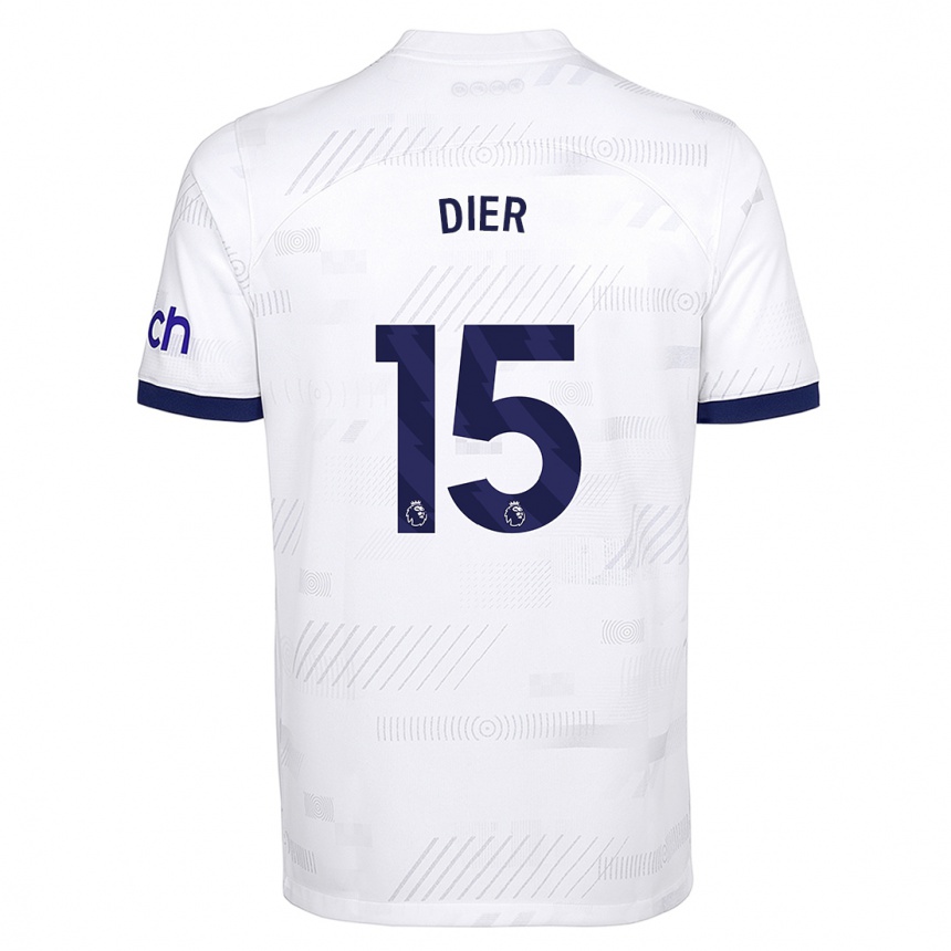 Enfant Football Maillot Eric Dier #15 Blanc Tenues Domicile 2023/24 Canada