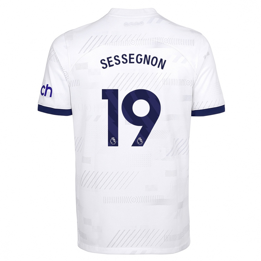 Enfant Football Maillot Ryan Sessegnon #19 Blanc Tenues Domicile 2023/24 Canada