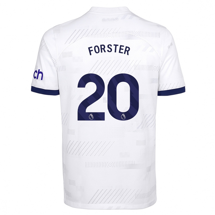 Kids Fraser Forster #20 White Home Jersey 2023/24 T-Shirt Canada