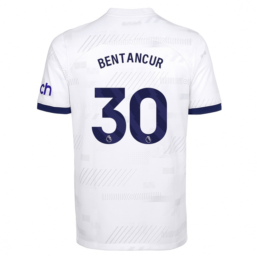 Enfant Football Maillot Rodrigo Bentancur #30 Blanc Tenues Domicile 2023/24 Canada