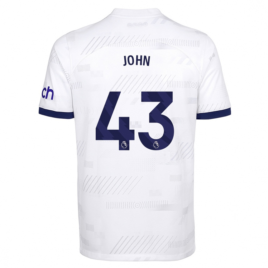 Enfant Football Maillot Nile John #43 Blanc Tenues Domicile 2023/24 Canada