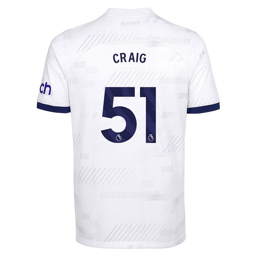 Enfant Football Maillot Matthew Craig #51 Blanc Tenues Domicile 2023/24 Canada