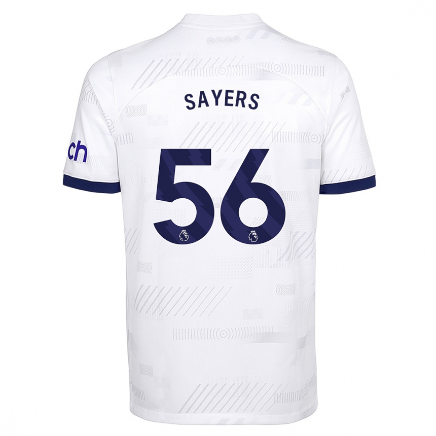 Enfant Football Maillot Charlie Sayers #56 Blanc Tenues Domicile 2023/24 Canada