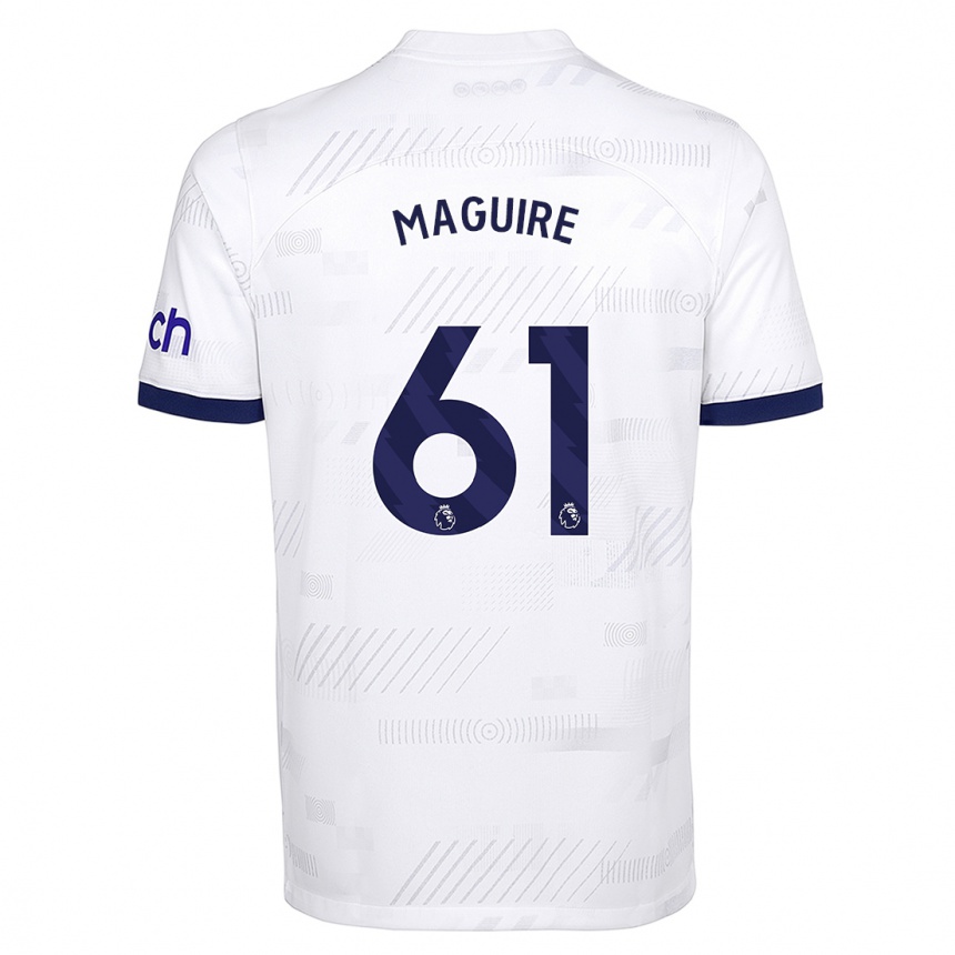 Enfant Football Maillot Aaron Maguire #61 Blanc Tenues Domicile 2023/24 Canada