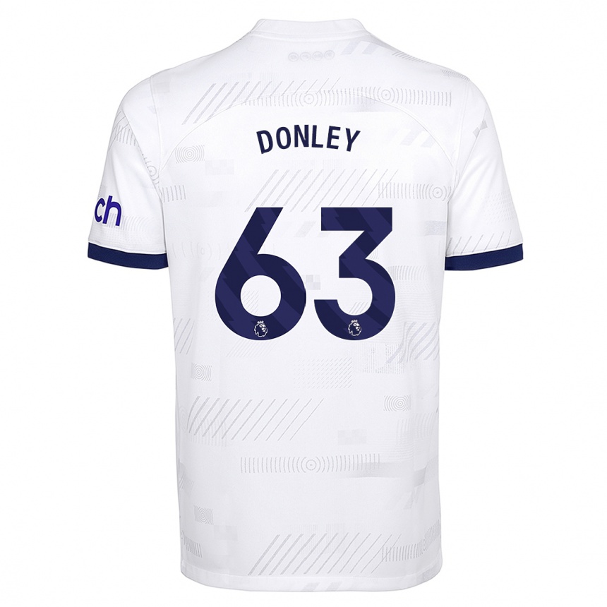 Enfant Football Maillot Jamie Donley #63 Blanc Tenues Domicile 2023/24 Canada