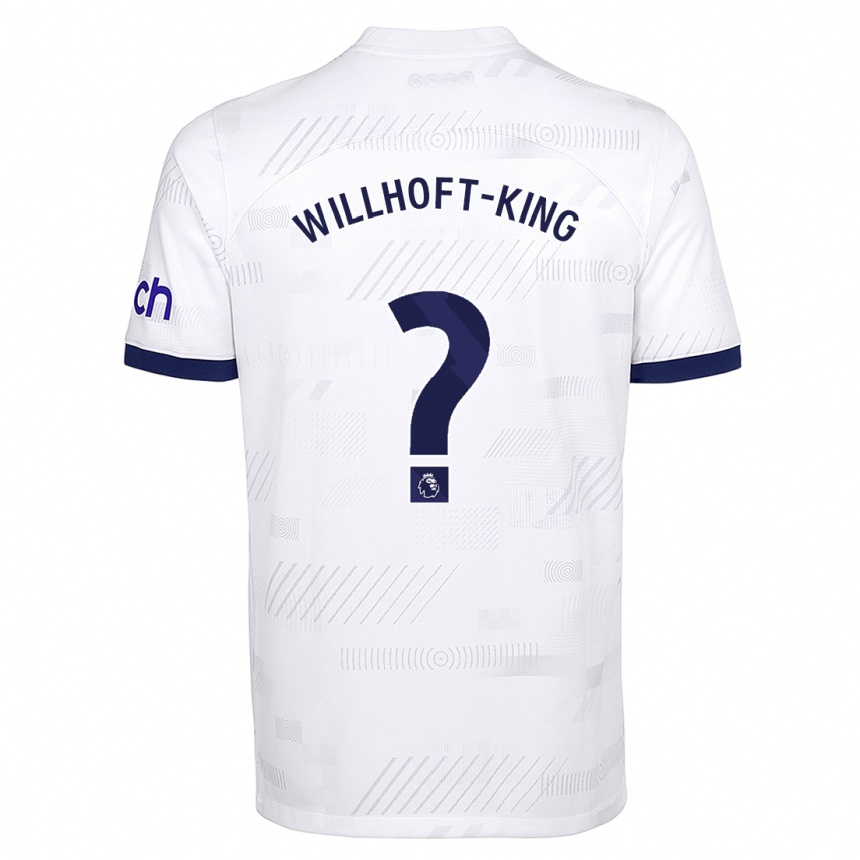 Enfant Football Maillot Han Willhoft-King #0 Blanc Tenues Domicile 2023/24 Canada