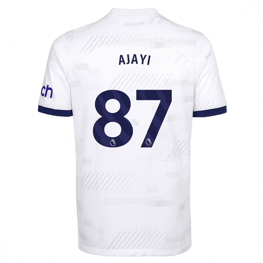 Enfant Football Maillot Damola Ajayi #87 Blanc Tenues Domicile 2023/24 Canada