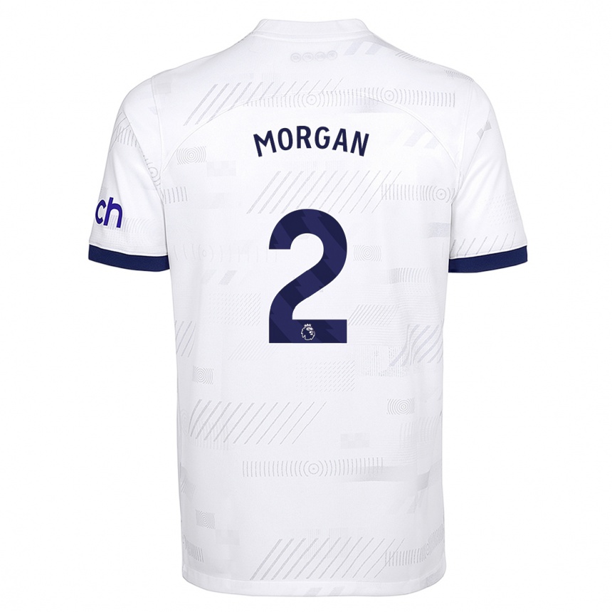 Enfant Football Maillot Esther Morgan #2 Blanc Tenues Domicile 2023/24 Canada