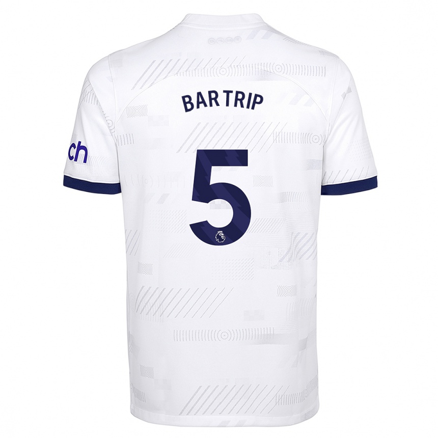 Enfant Football Maillot Molly Bartrip #5 Blanc Tenues Domicile 2023/24 Canada