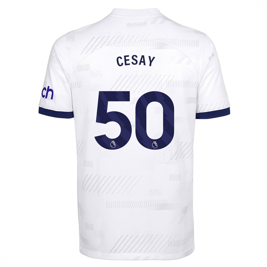 Enfant Football Maillot Kallum Cesay #50 Blanc Tenues Domicile 2023/24 Canada