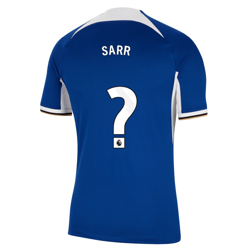 Kids Malang Sarr #0 Blue Home Jersey 2023/24 T-Shirt Canada