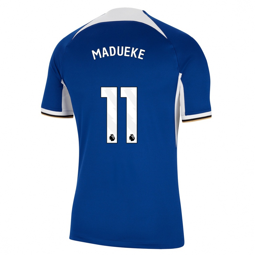 Kids  Noni Madueke #11 Blue Home Jersey 2023/24 T-Shirt Canada