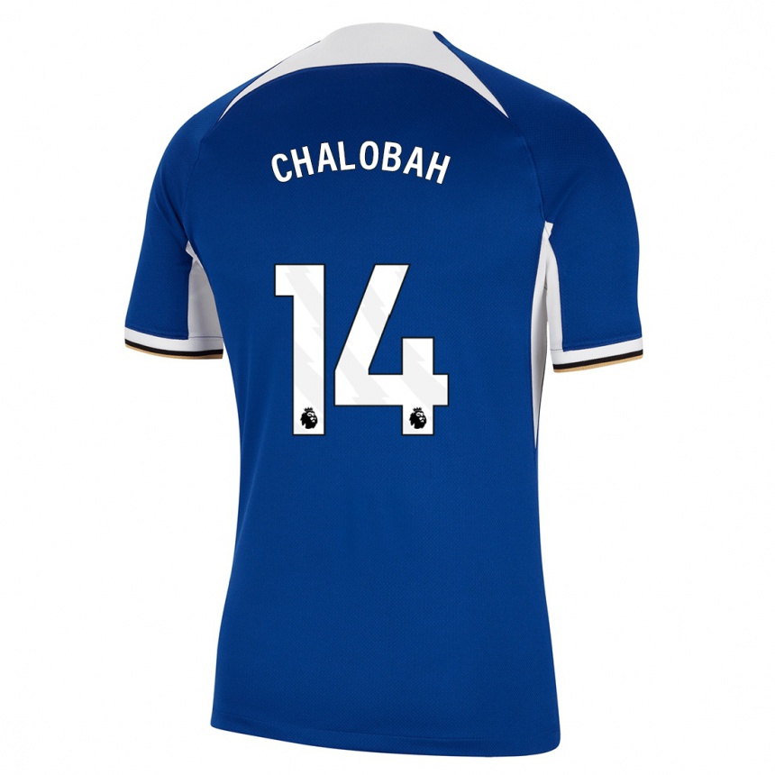 Kids  Trevoh Chalobah #14 Blue Home Jersey 2023/24 T-Shirt Canada