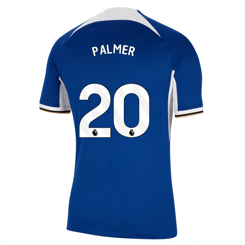 Kids Cole Palmer #20 Blue Home Jersey 2023/24 T-Shirt Canada