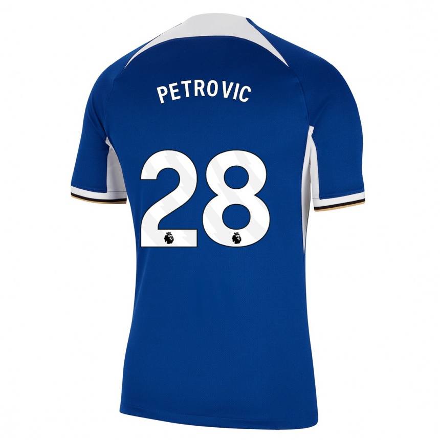 Kids Djordje Petrovic #28 Blue Home Jersey 2023/24 T-Shirt Canada