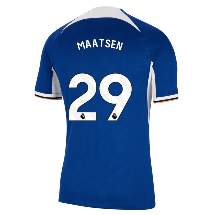 Kids  Ian Maatsen #29 Blue Home Jersey 2023/24 T-Shirt Canada